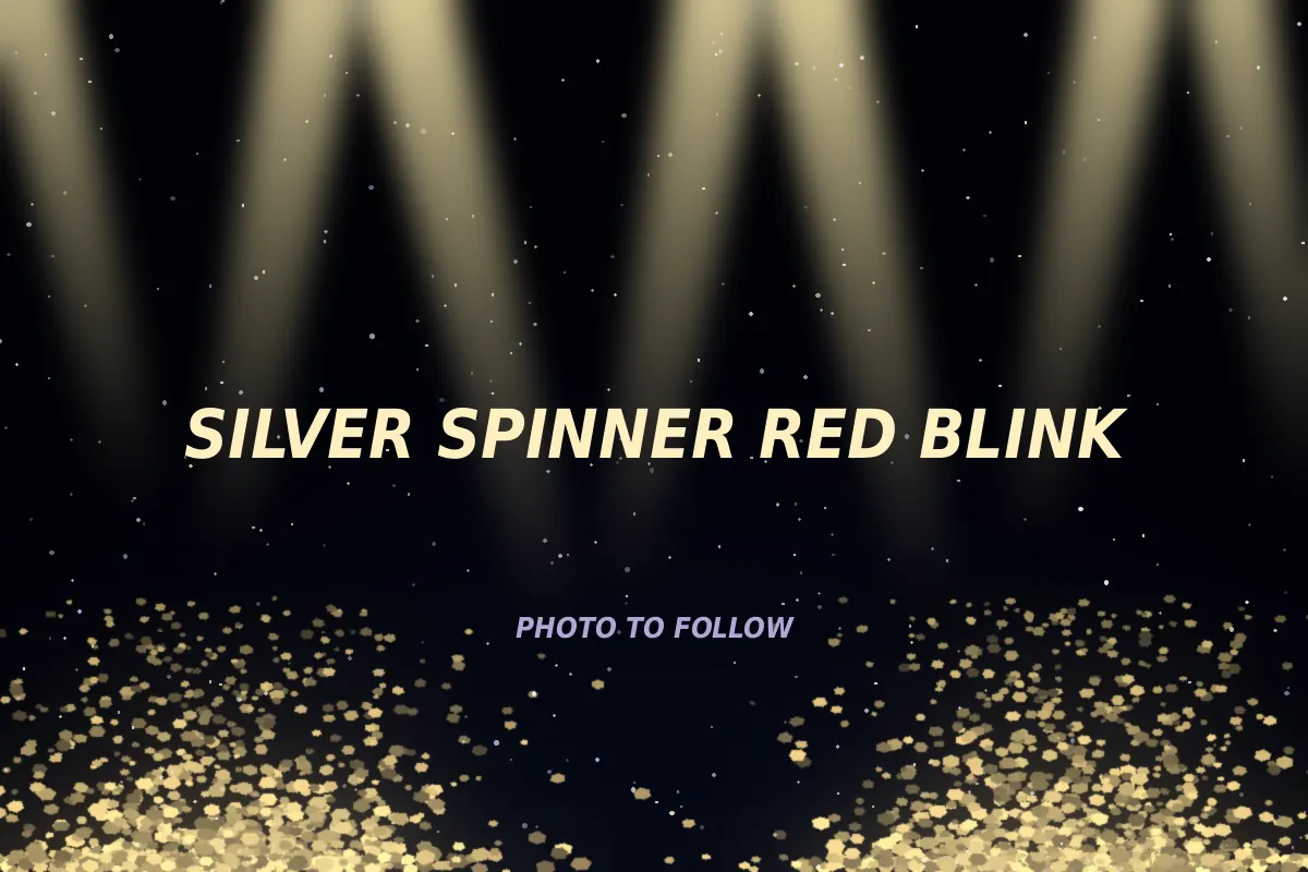 SILVER SPINNER RED BLINK